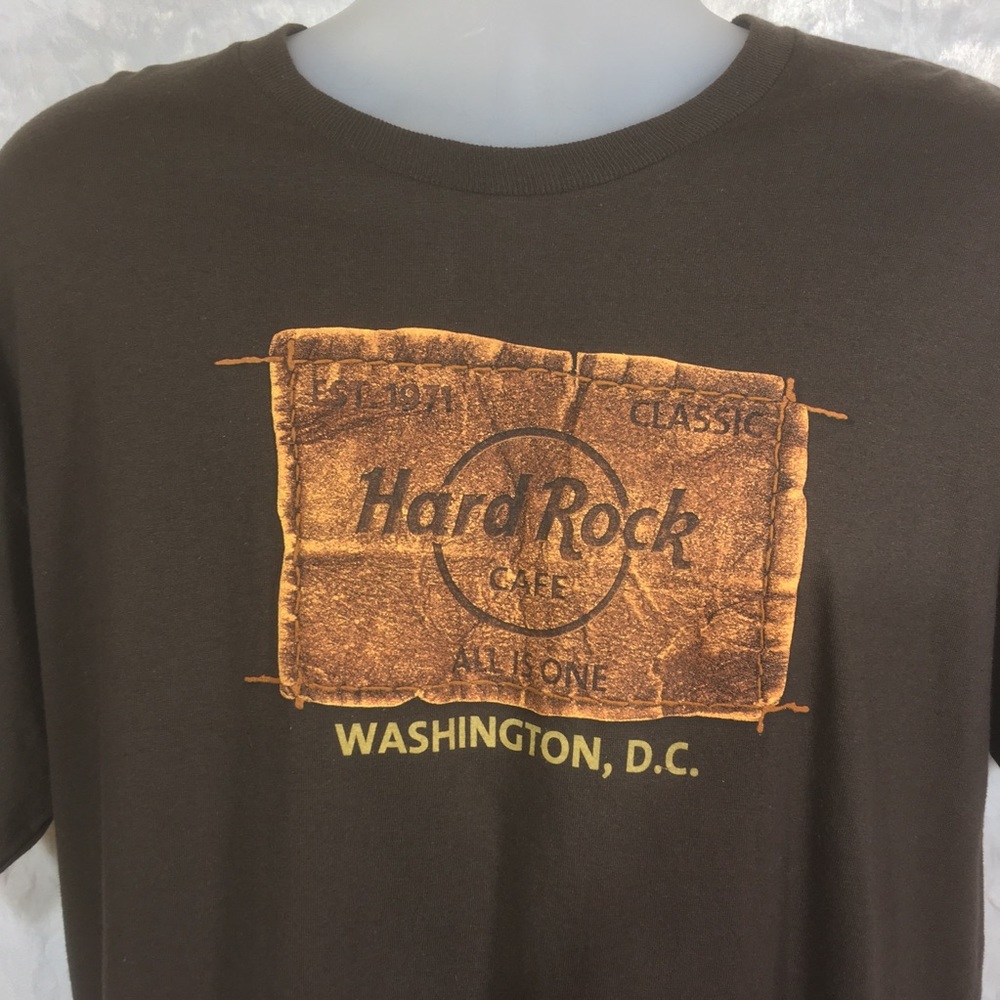 Hard Rock Tee Shirt Washington DC. Size Large